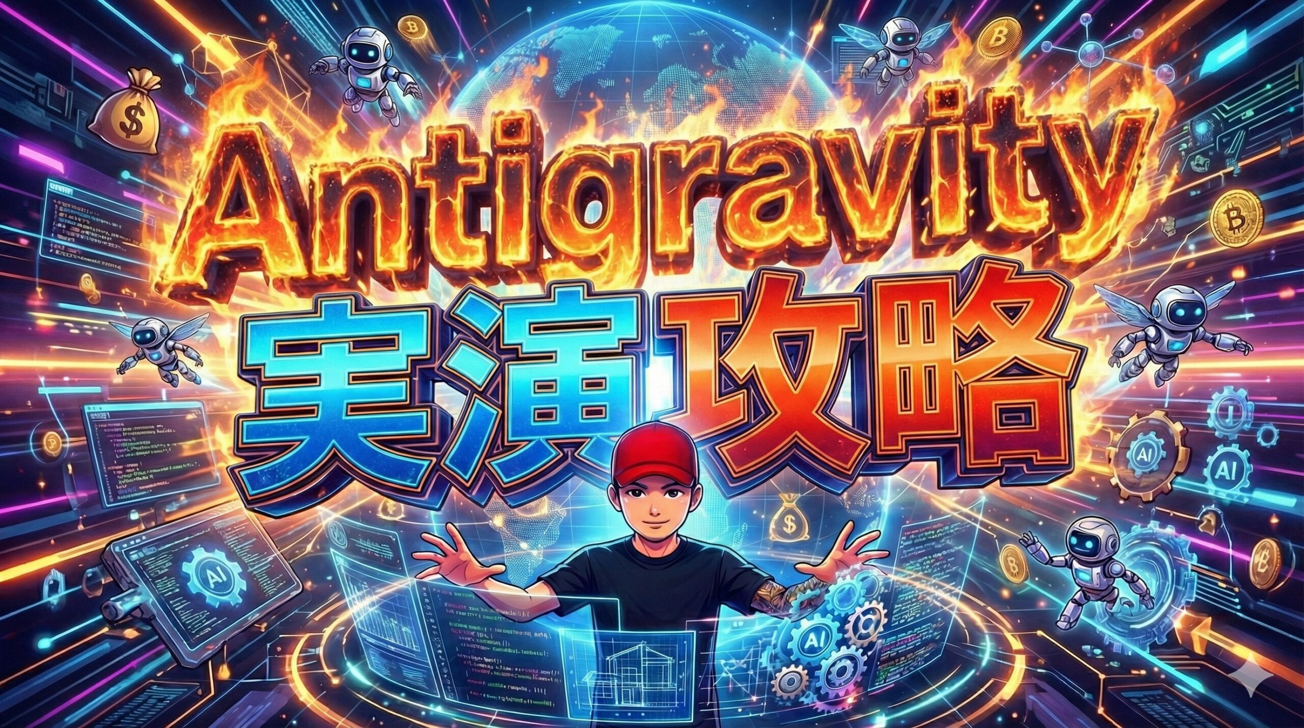 Google Antigravity実演攻略 AIエージェント自動化ワークフロー アイキャッチ画像
