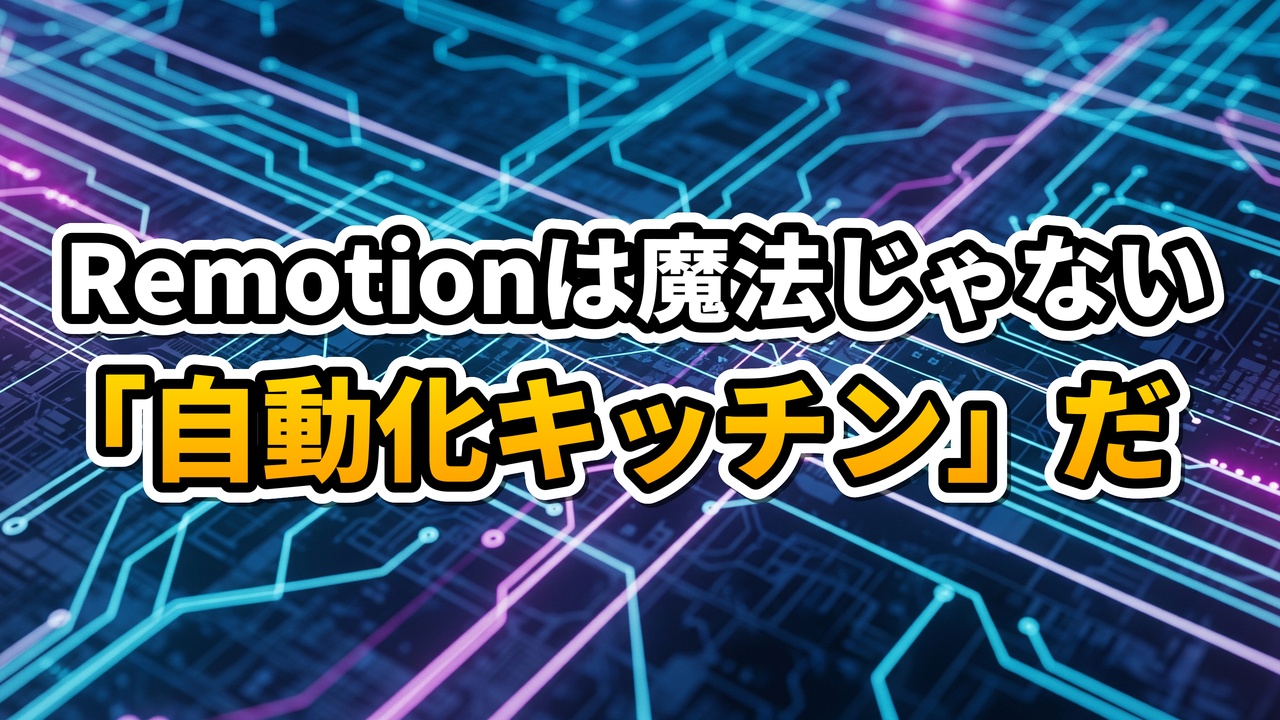【動画自動化の罠】なぜAIにLPを渡しても「単調な動画」しかできないのか？最強のビルド工場の活かし方