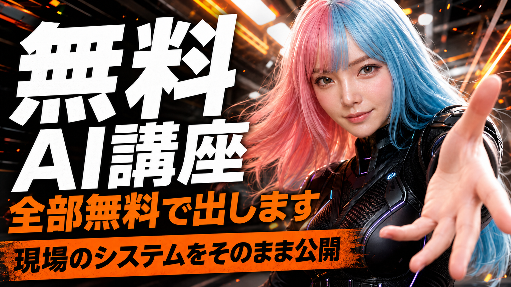 無料AI講座 全部無料で出します 現場のシステムをそのまま公開