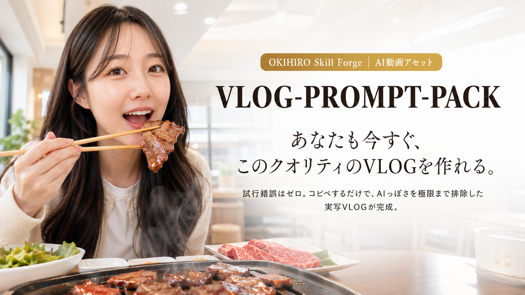 AI VLOG実写プロンプト・パック