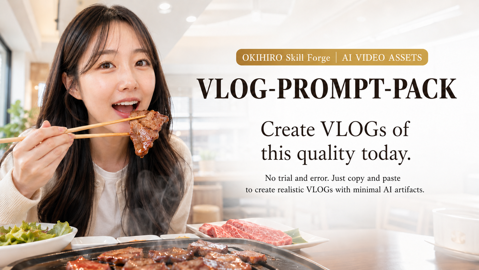 AI VLOG Realistic Prompt Pack