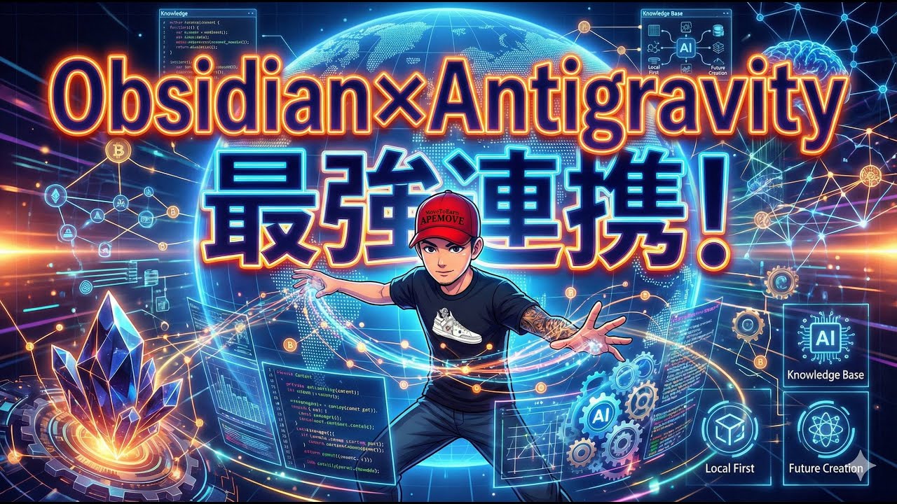ObsidianとAntigravityを連携してAIエージェントの第二の脳を構築する方法